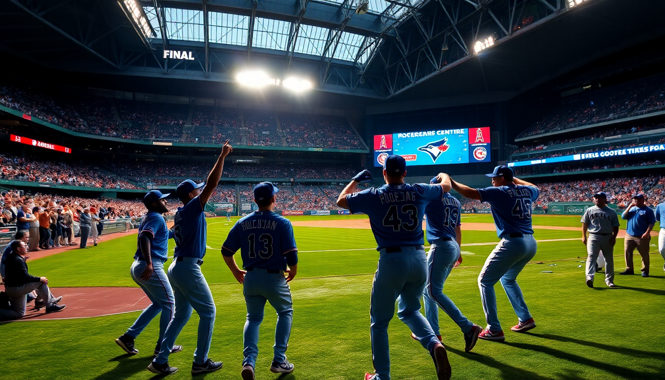 Blue Jays clinch dramatic win over Angels in extra innings