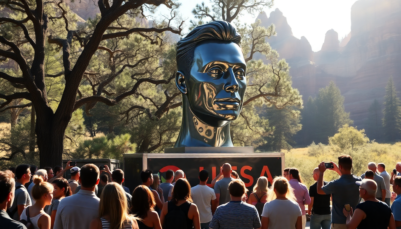 Elon Musk sculpture stirs debate in America’s national parks
