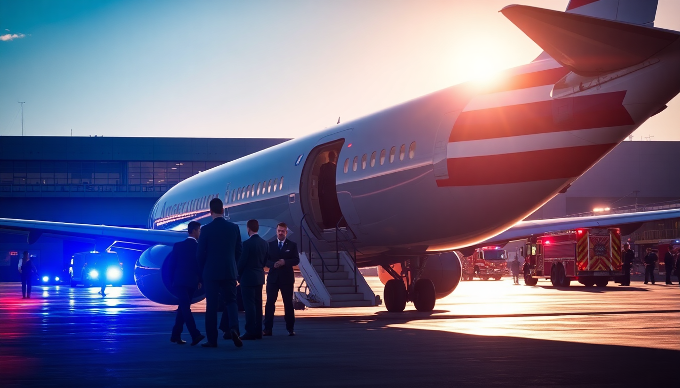 Emergency landing incident on American Airlines flight: a detailed overview