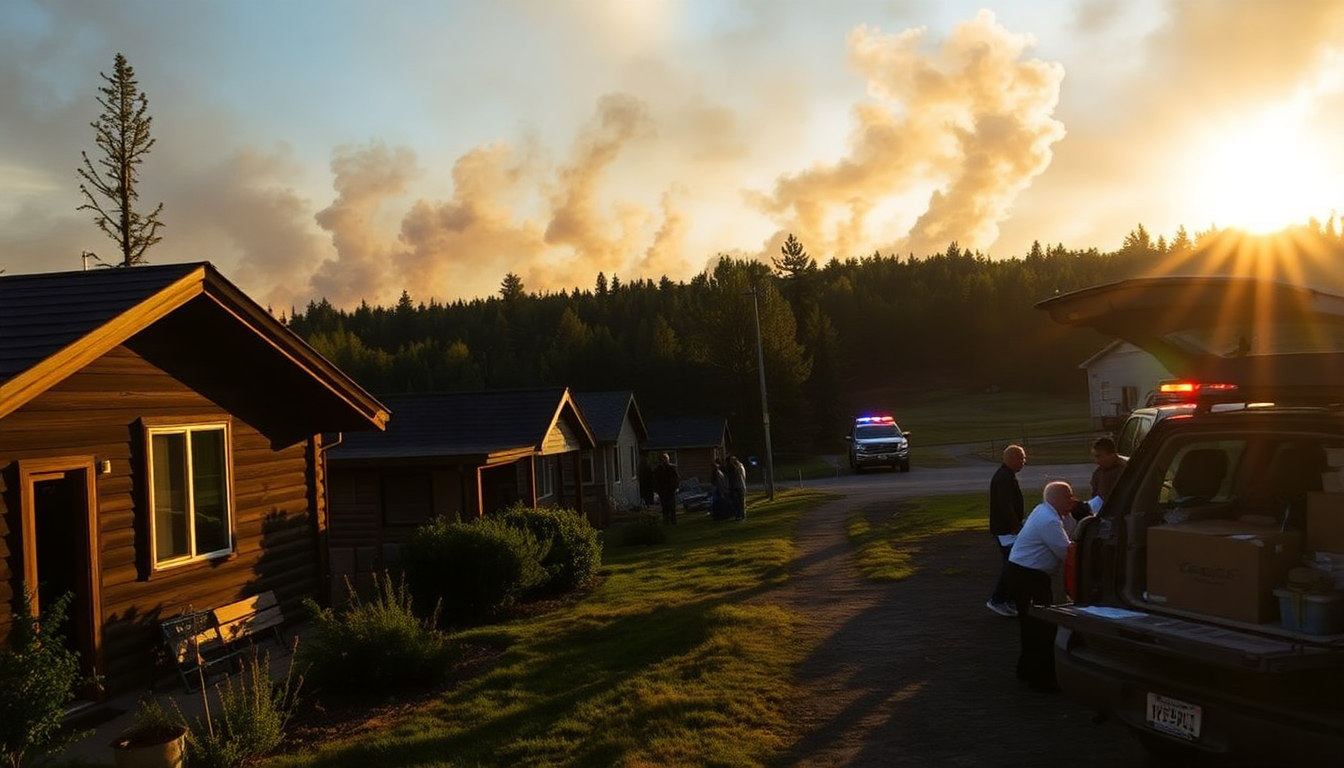 Emergency response to wildfires in Leaf Rapids: evacuation details