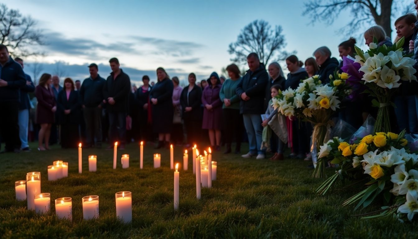 Heartfelt vigil unites Ticonderoga in mourning for Melina