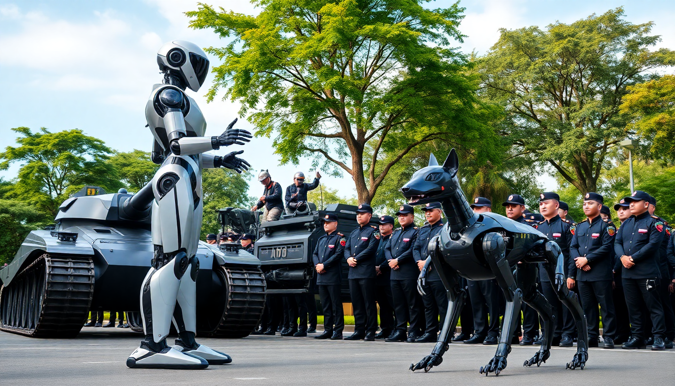 Indonesian police showcase robots: innovation amidst criticism