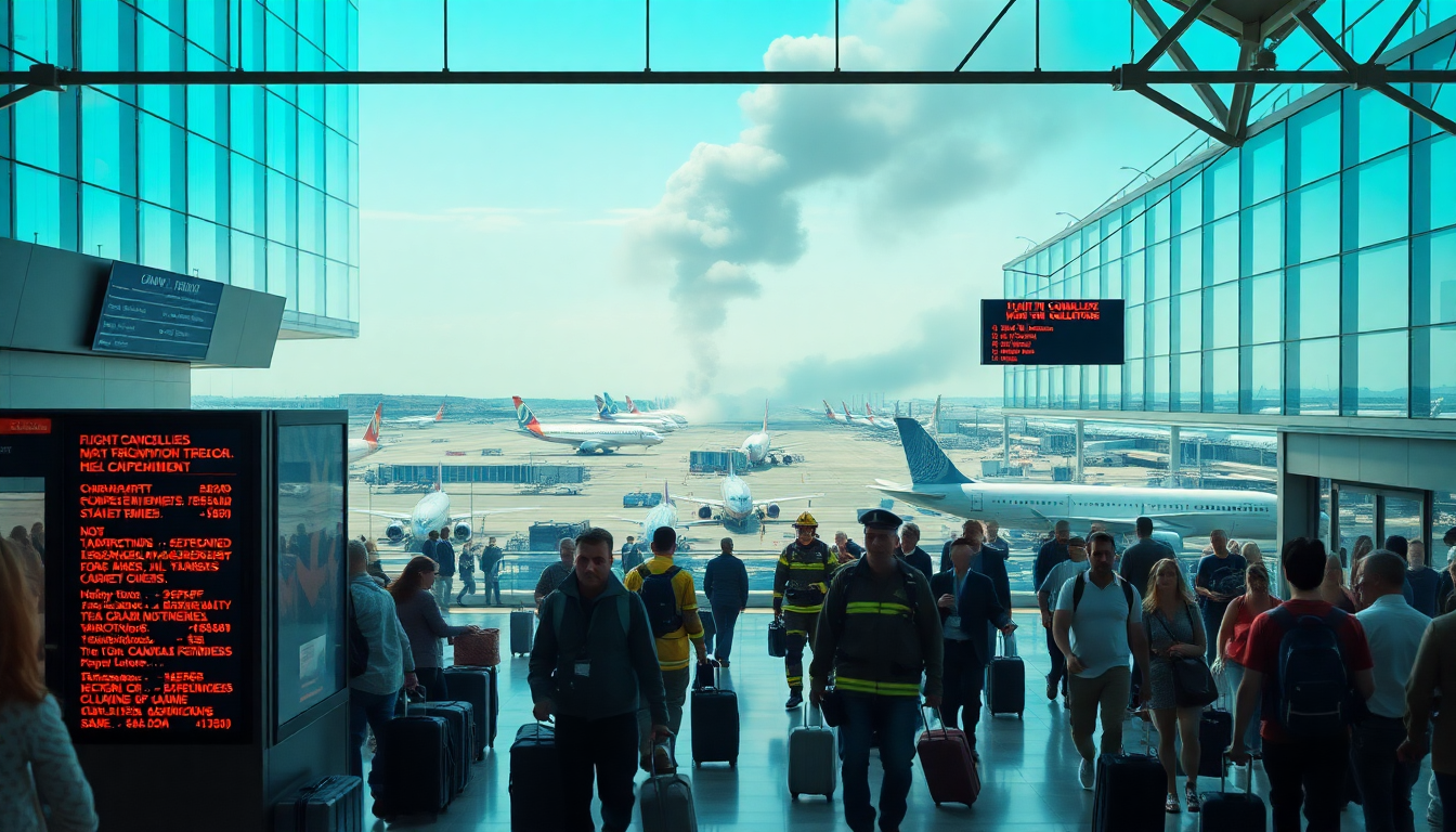 Investigating the Heathrow Airport electrical fire and its impact