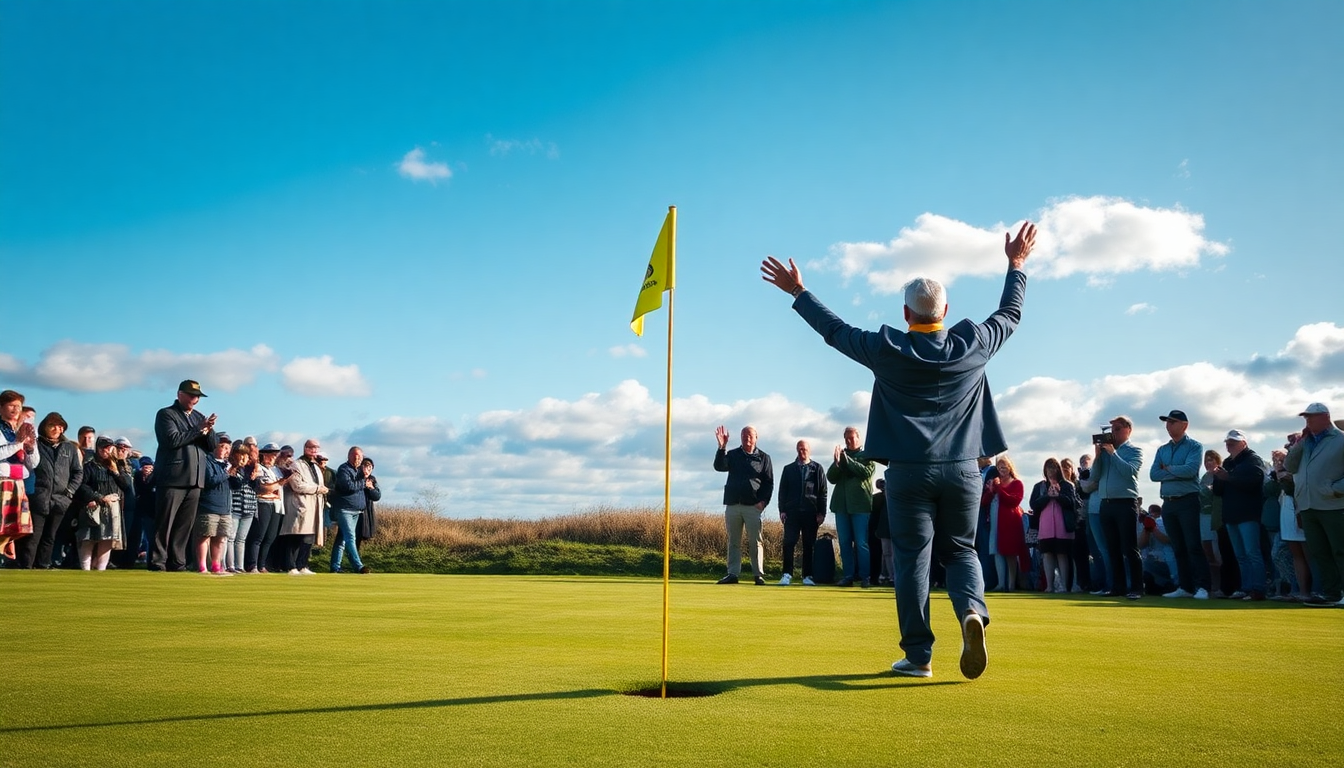 John Parry makes history with hole-in-one at The Open Championship