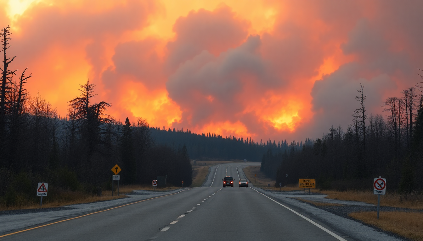 Kelowna residents on alert as wildfires threaten airport operations