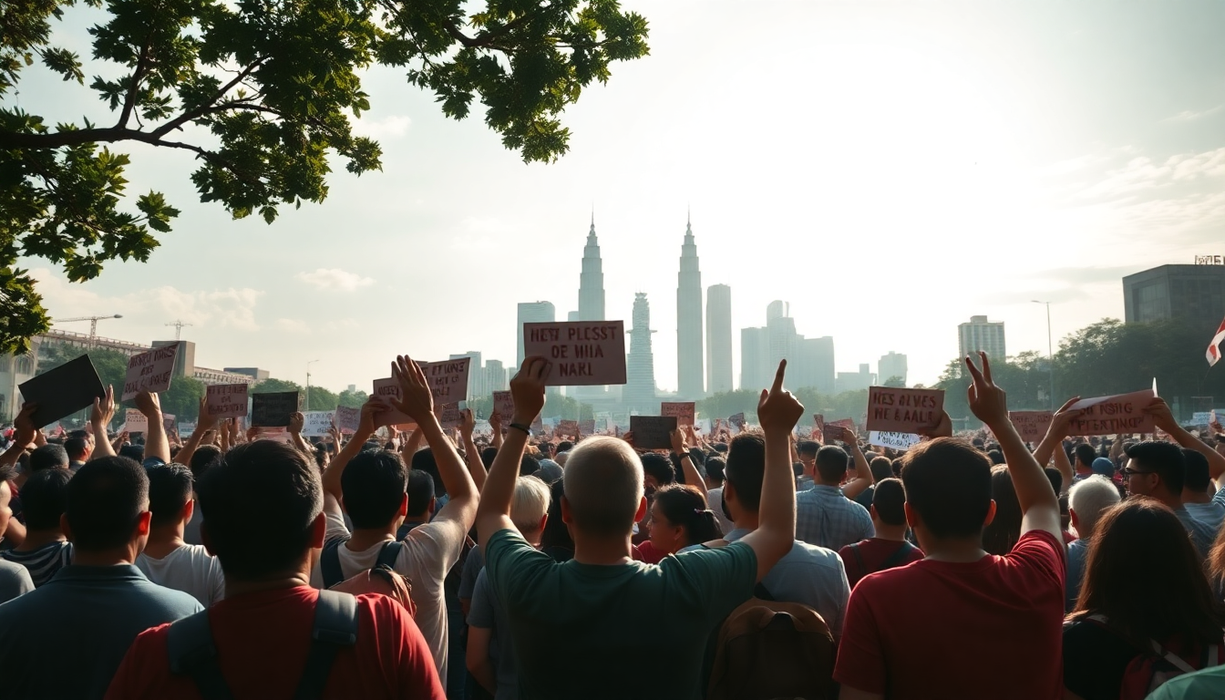 Malaysians rally against rising costs and unfulfilled promises