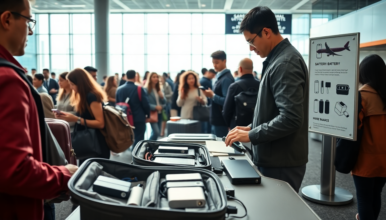 Navigating new airport regulations on battery devices