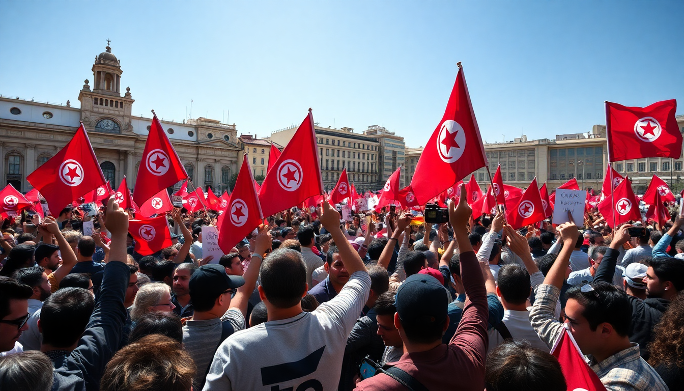 Protests in Tunisia: A call for democracy and release of political prisoners