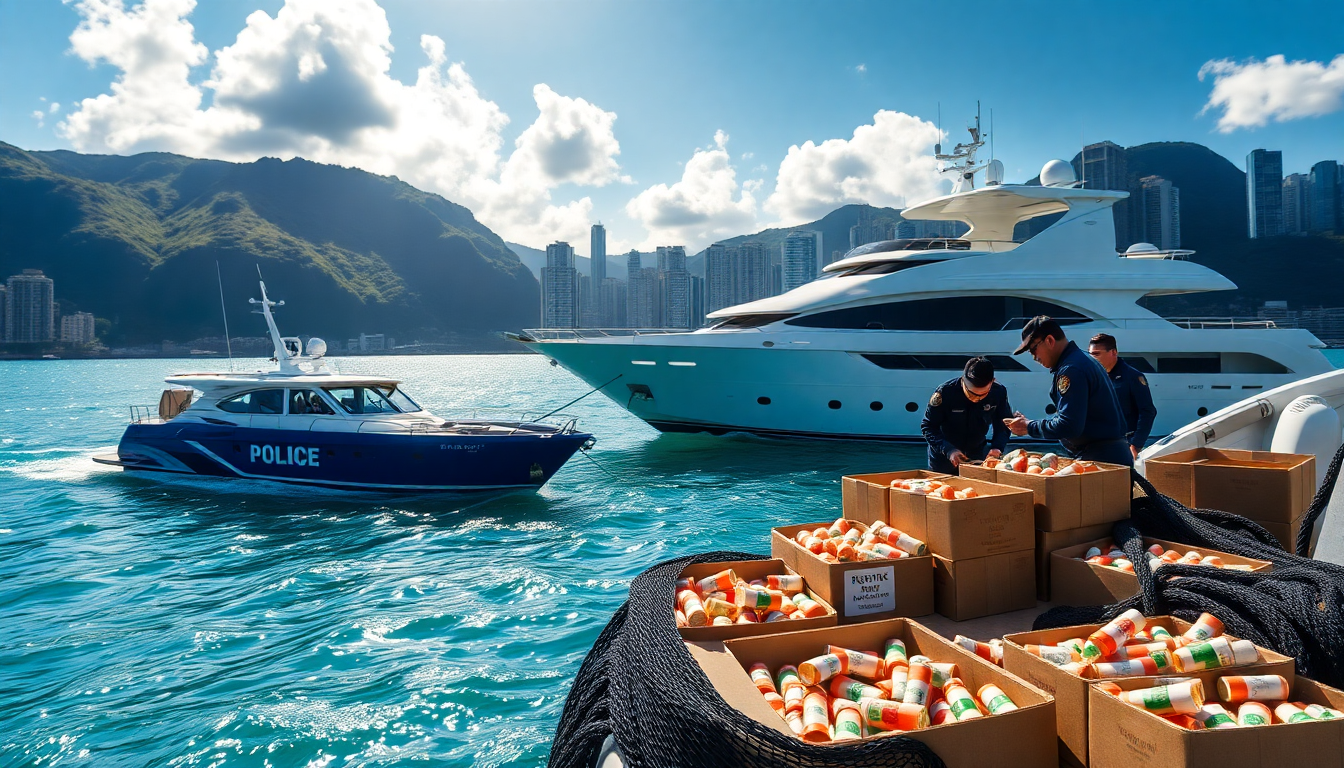 Recent marine anti-smuggling operations in Hong Kong waters
