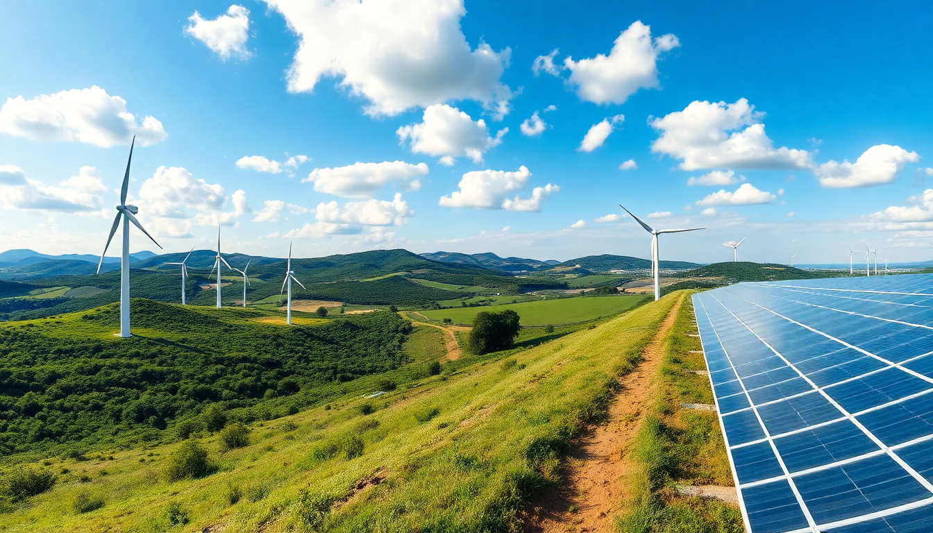 Renewable energy surge: A new era of wind and solar power
