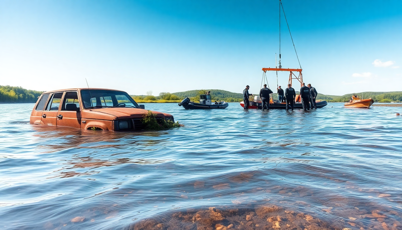 The investigation into submerged cars in the Mille-Îles River