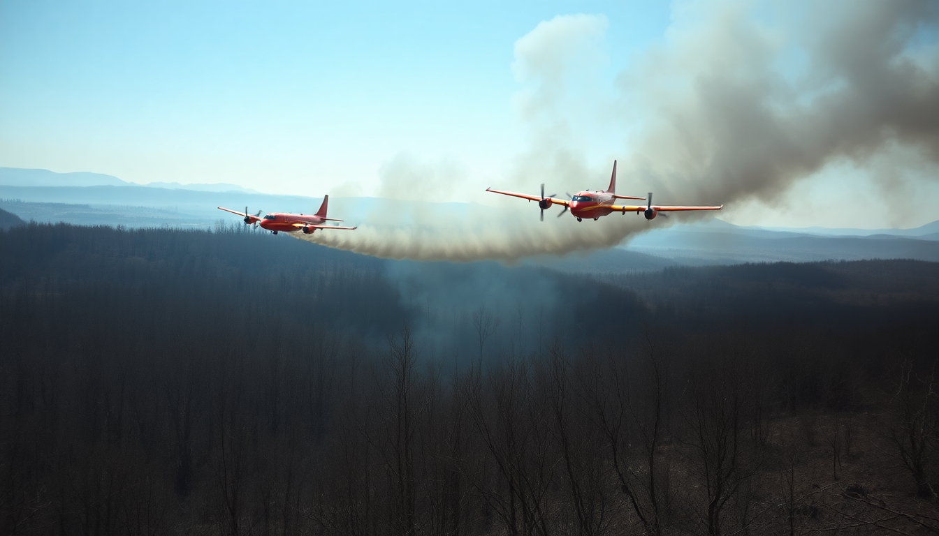 Turkey sends firefighting support to combat wildfires in Syria