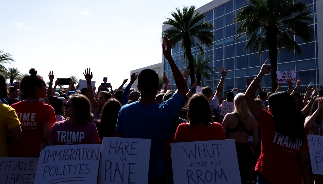 Turning Point USA summit sparks widespread protests against ICE