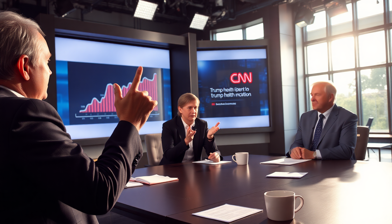 Unpacking the controversy: CNN’s heated debate on Trump’s health incident