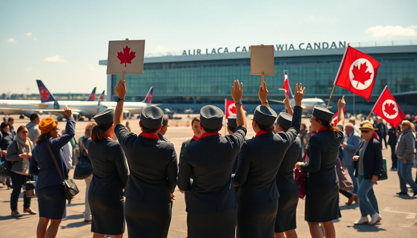 air canada faces unprecedented strike from flight attendants python 1755460651
