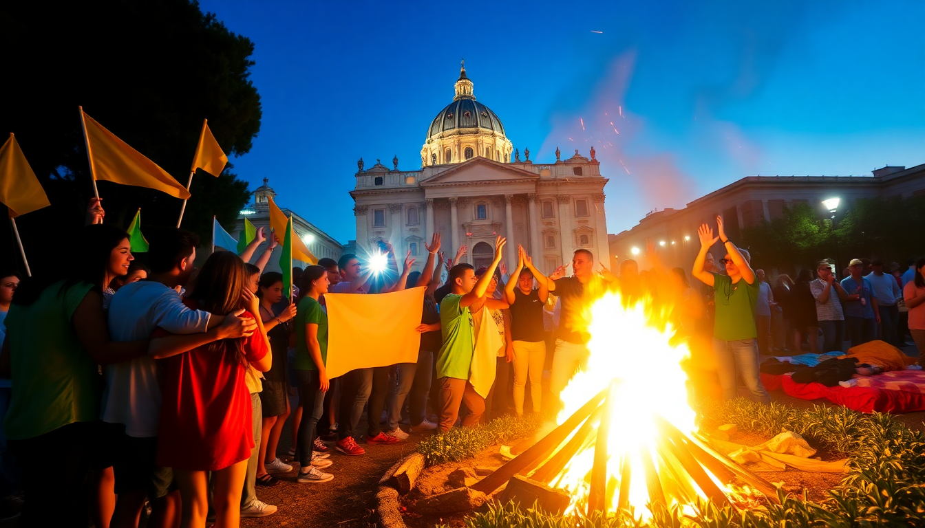 celebrating faith the vibrant gathering of young catholics in rome python 1754146649
