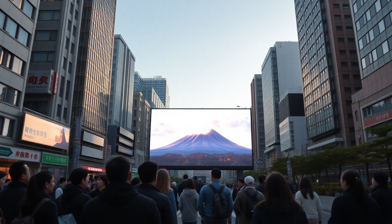 tokyo residents alerted by ai video on mount fuji eruption risks python 1756406606