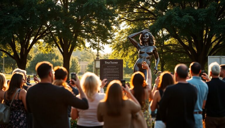controversial tina turner statue sparks debate in brownsville python 1759284270