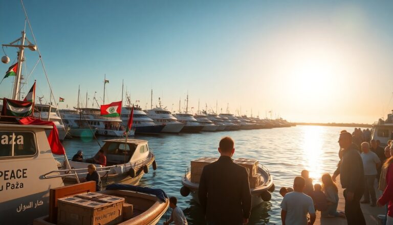 international convoy aims to deliver aid to gaza amidst blockade python 1757790267