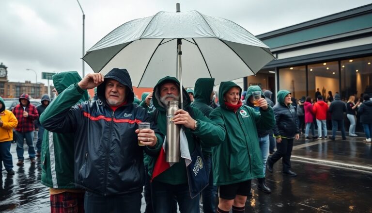 roughriders fans brave rain for game excitement python 1757922996
