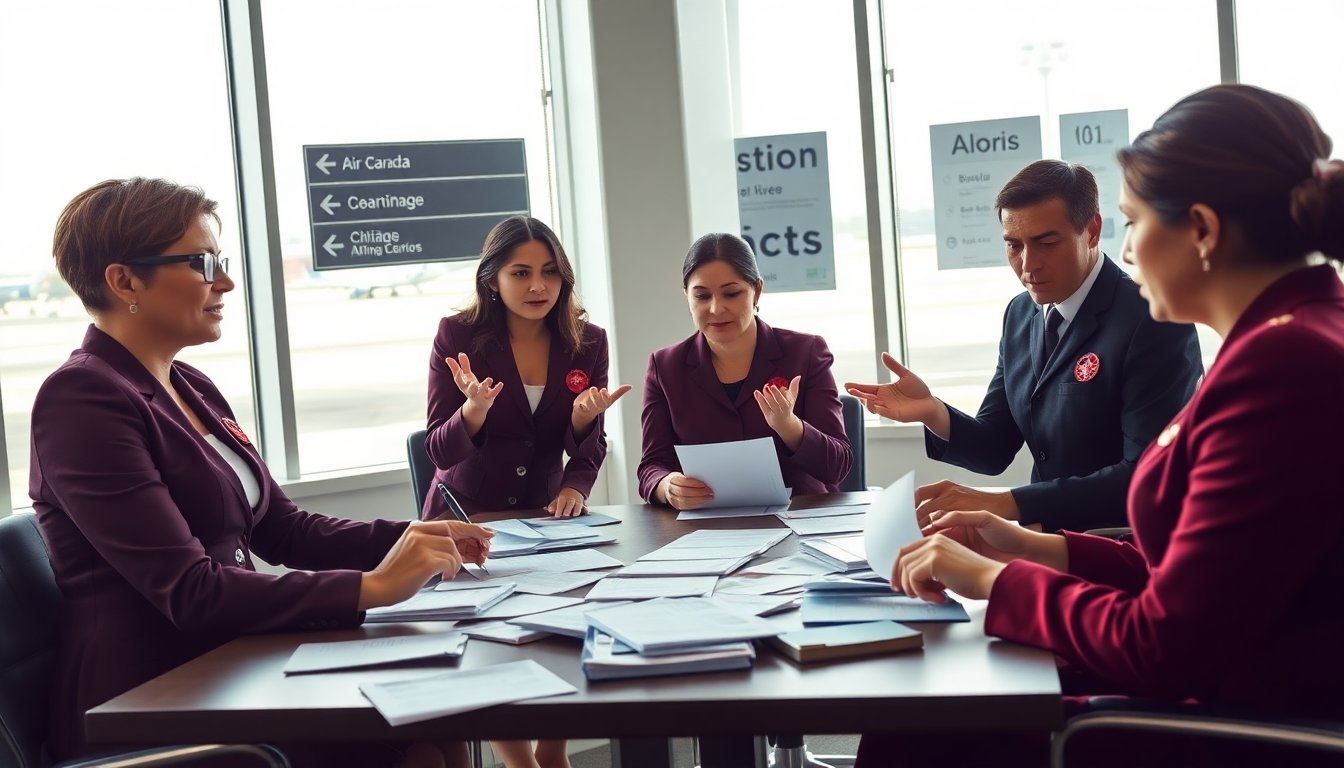 significant vote against air canada wage proposal by flight attendants python 1757192484