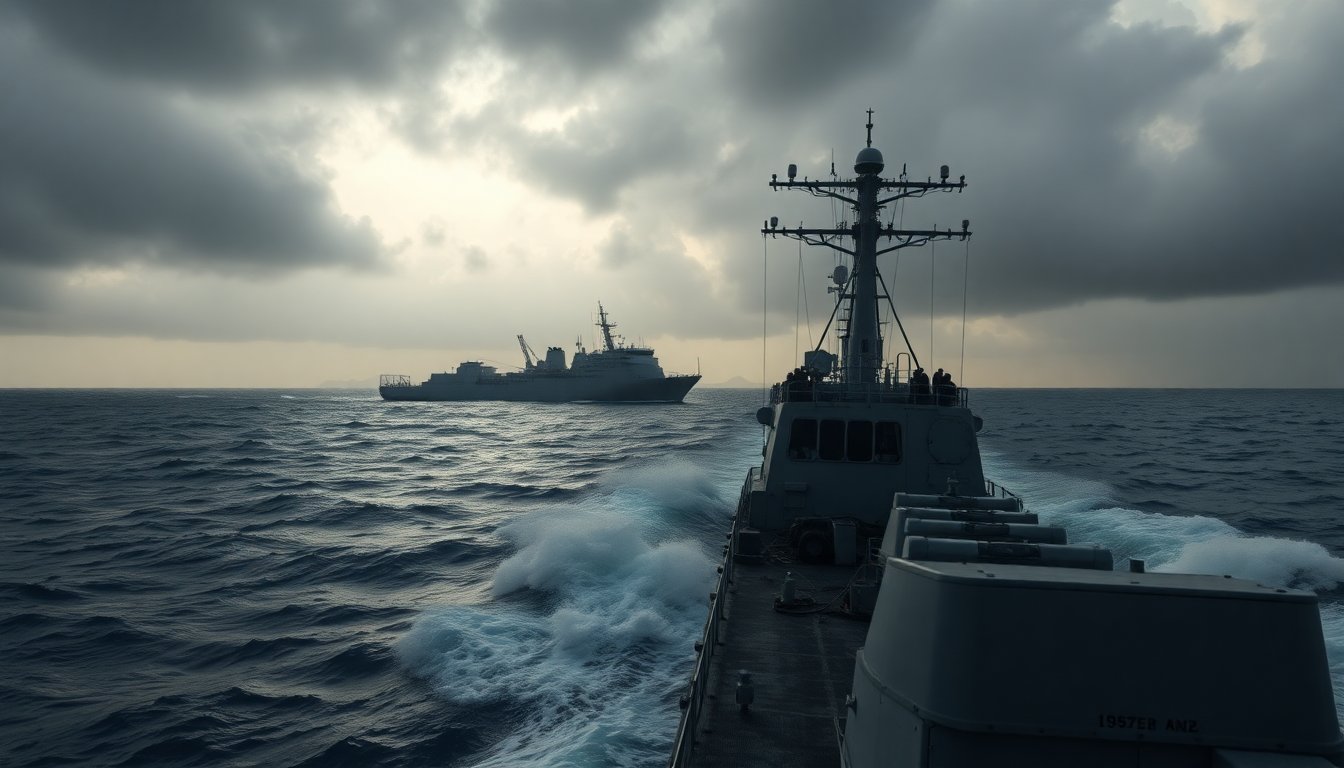 south korea fires warning shots at north korean vessel intrusion python 1758866137