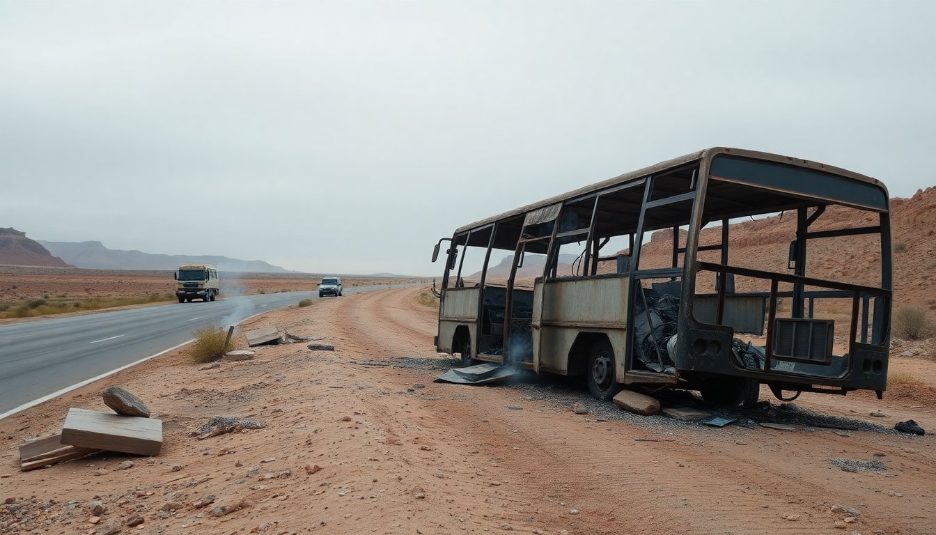 casualties reported in devastating explosion on syrian government bus 1760618213