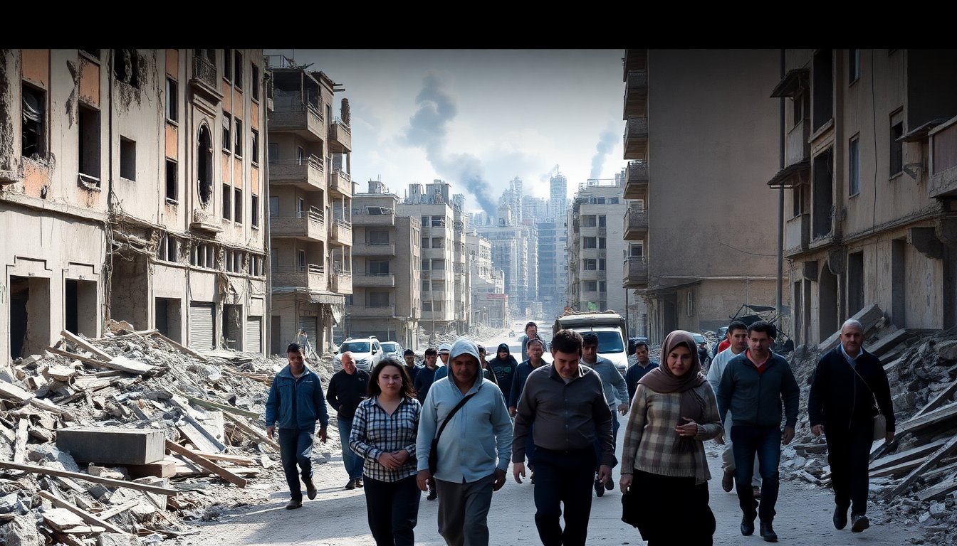 ceasefire allows displaced palestinians to return to devastated gaza city 1760138286