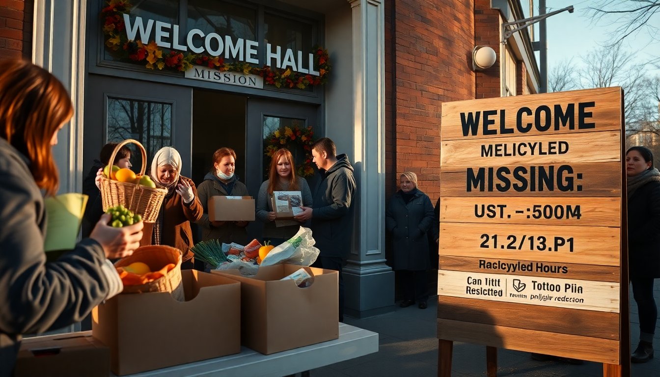 how the postal strike affects donations to welcome hall mission 1760388333