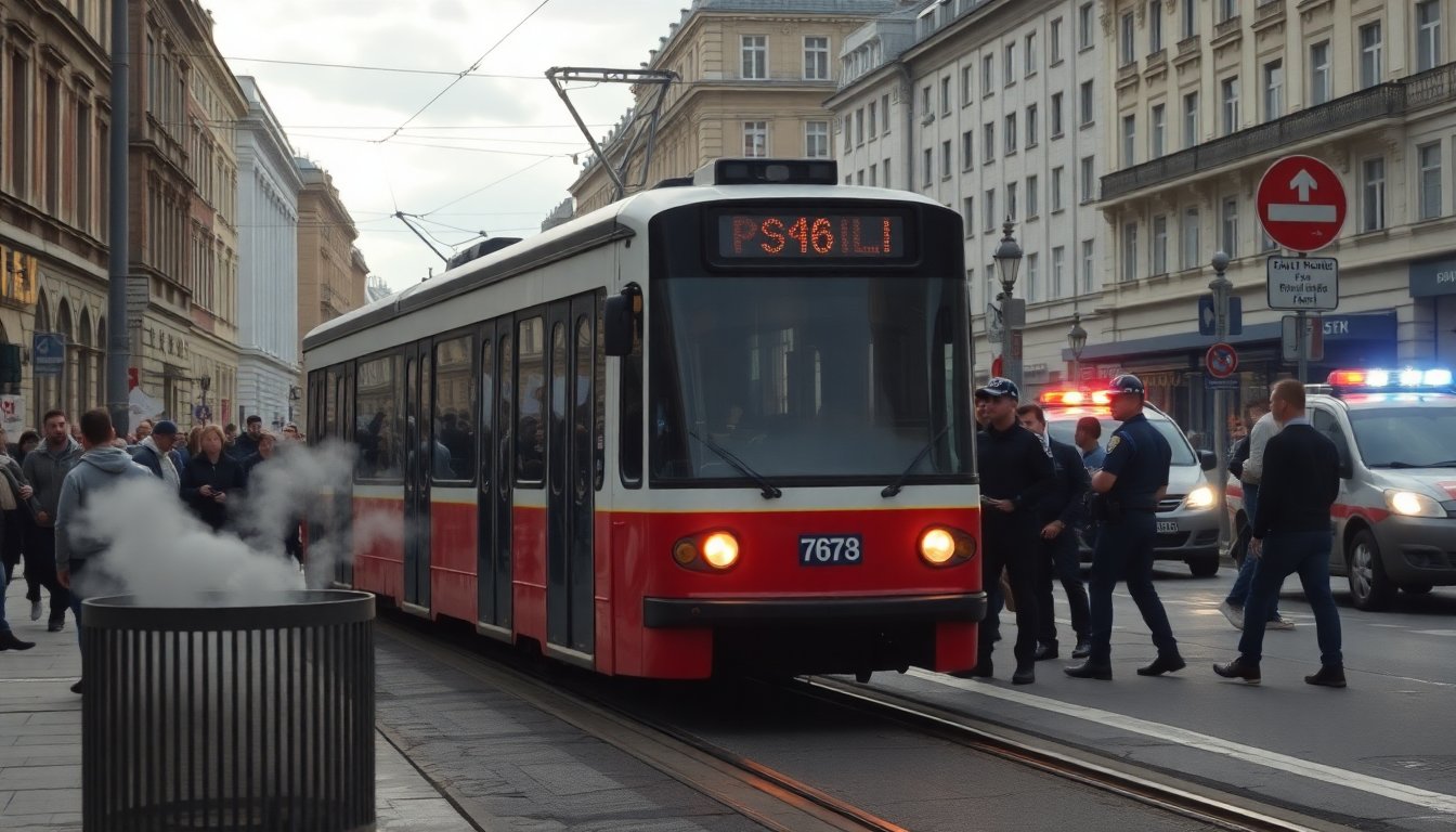 police intervention required as hooligans disrupt tram services in yekaterinburg 1759985369