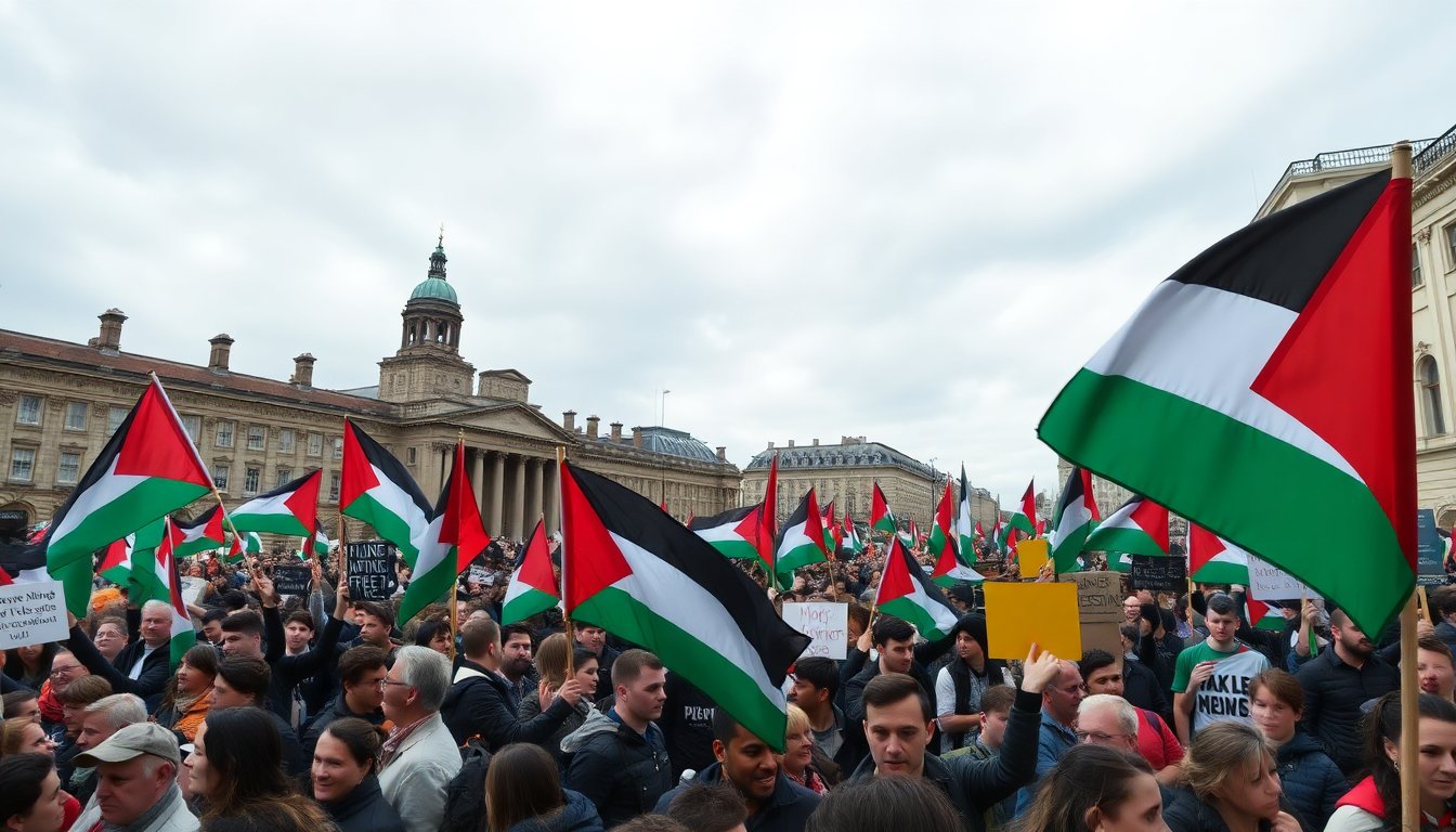 surge in pro palestinian protests across the uk amid rising tensions 1759871813