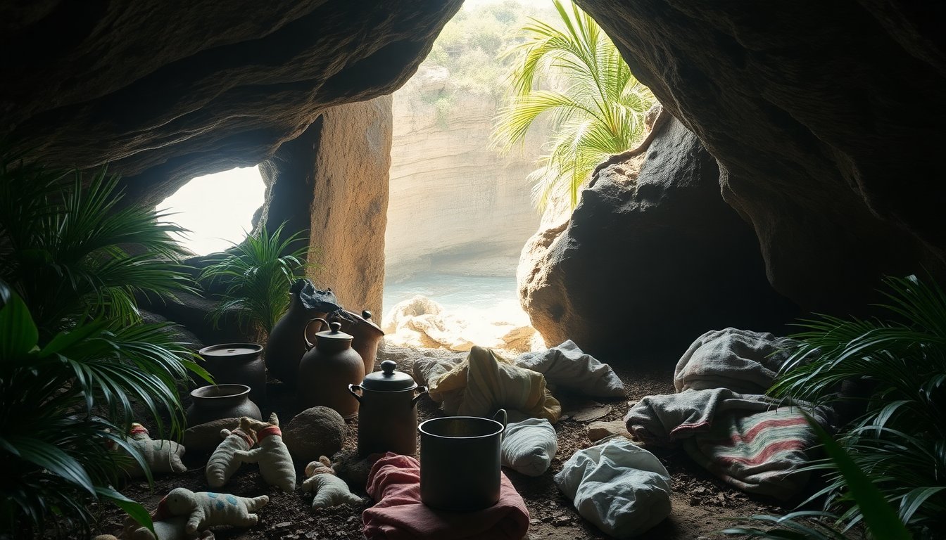 the unique cave dwelling lifestyle of a russian family in india 1759856386