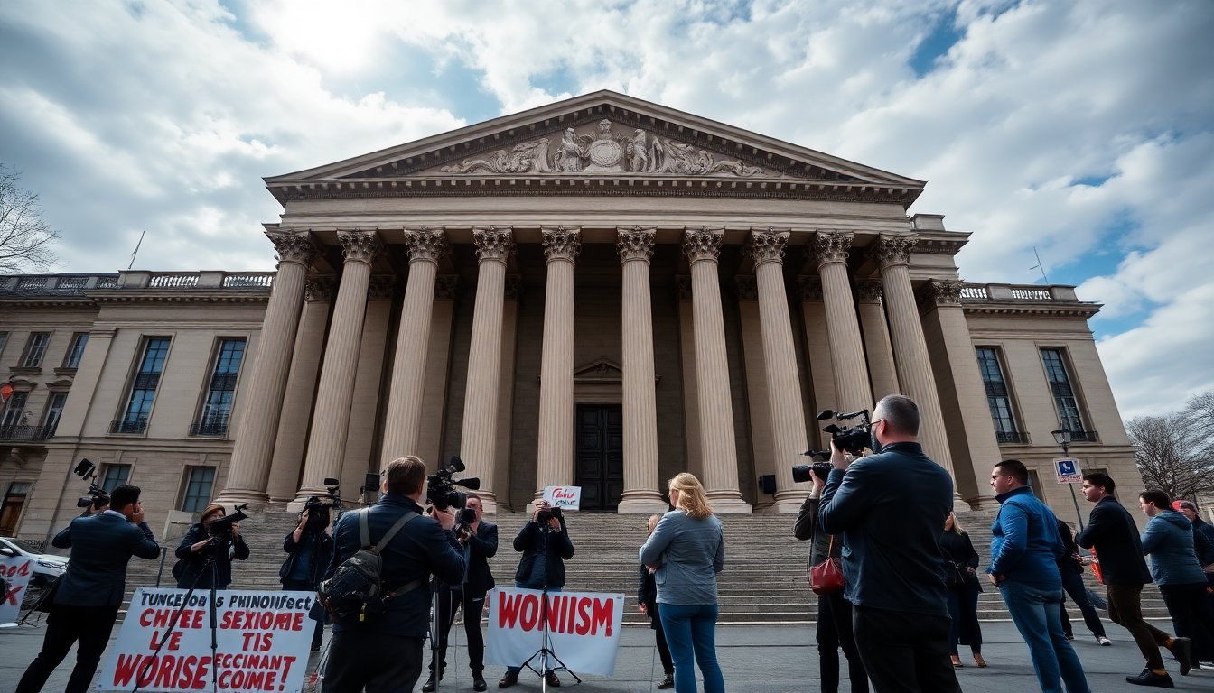 trial commences for ten defendants charged with cyber harassment of brigitte macron 1761578677