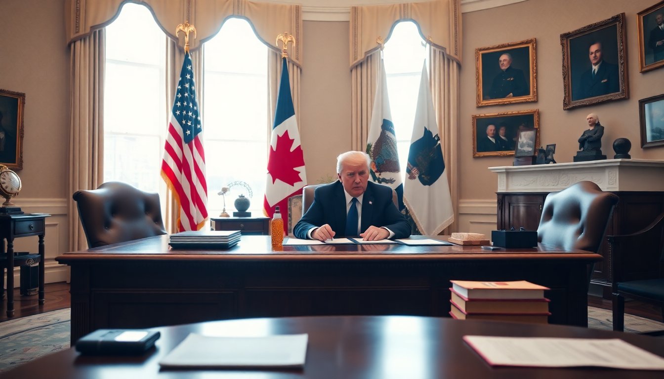 trumps optimistic comments on canada signal potential trade shifts 1759904011