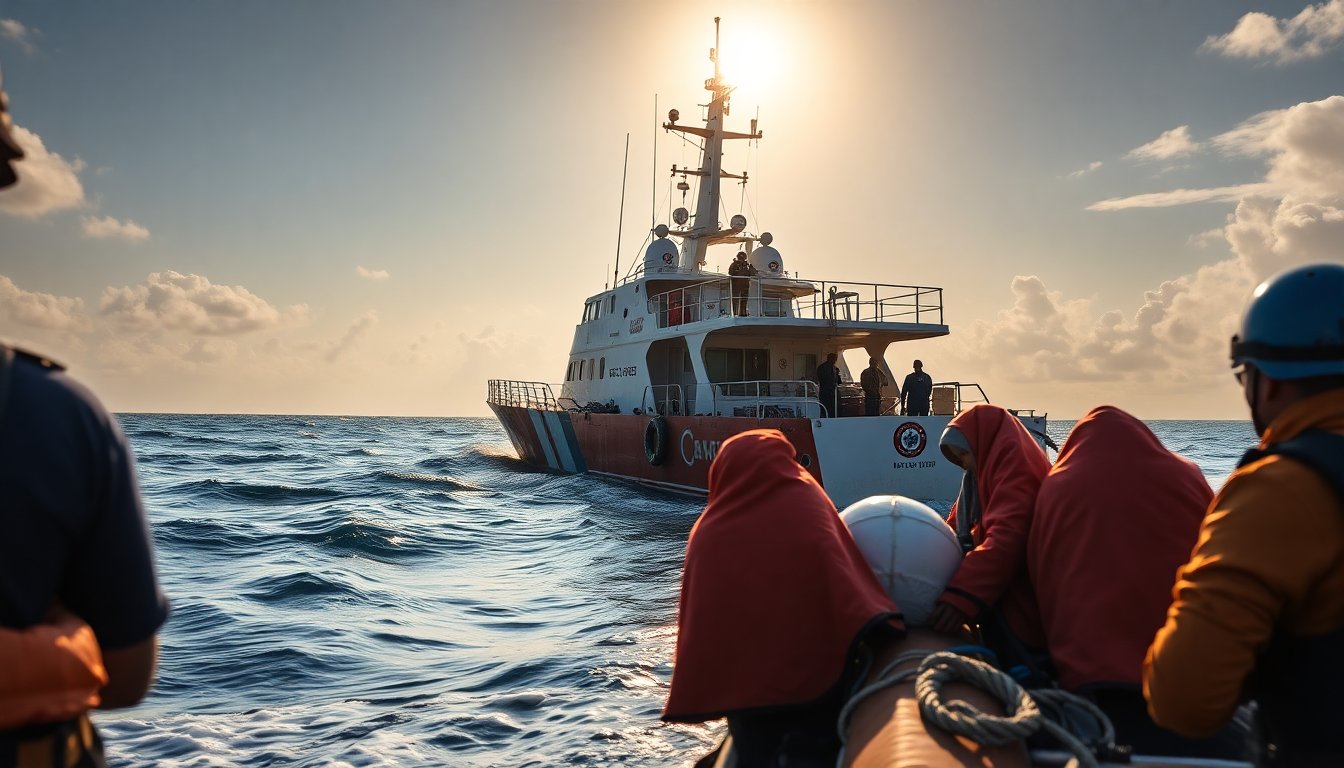 us coast guard rescues survivors from suspected drug trafficking vessel 1760723712