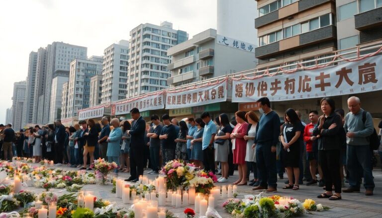 hong kong commemorates lives lost in tragic fire incident 1764524264