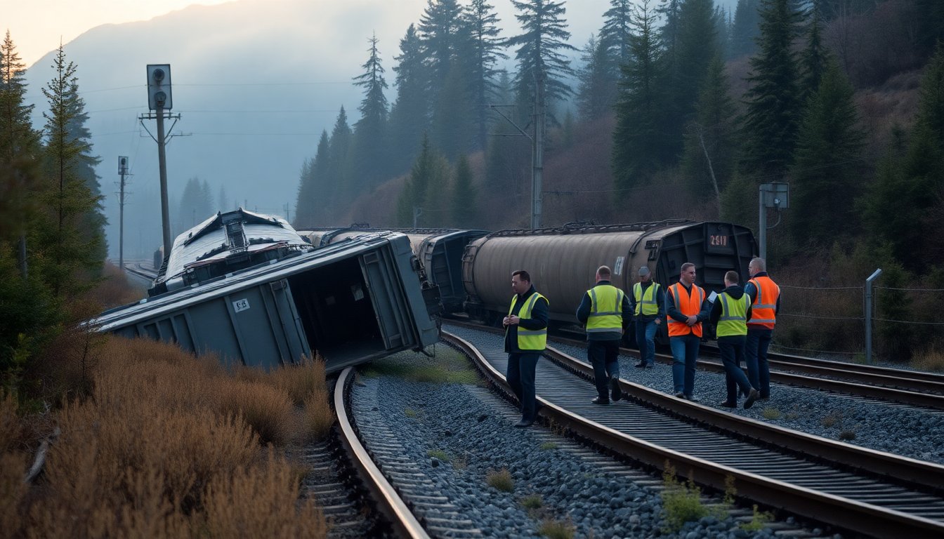 Investigation Launched After Train Derailment Near Cranbrook, B.C.