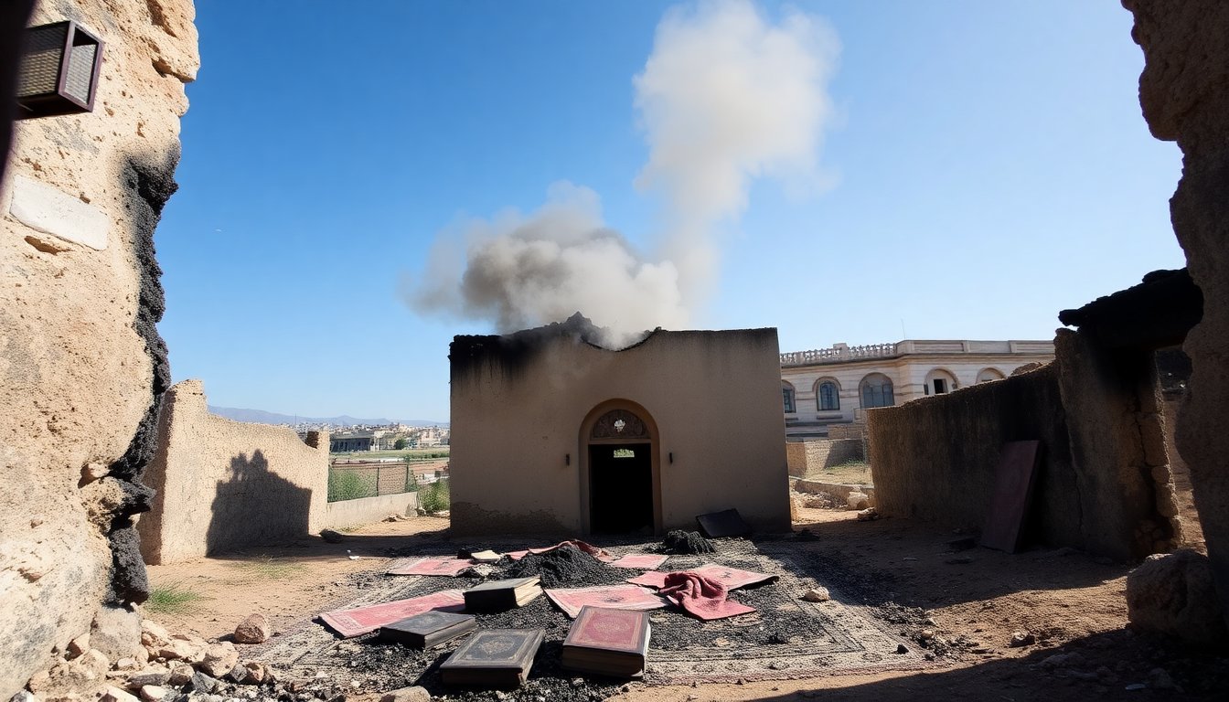 israeli settlers vandalize mosque in west bank as violence escalates 1763054797