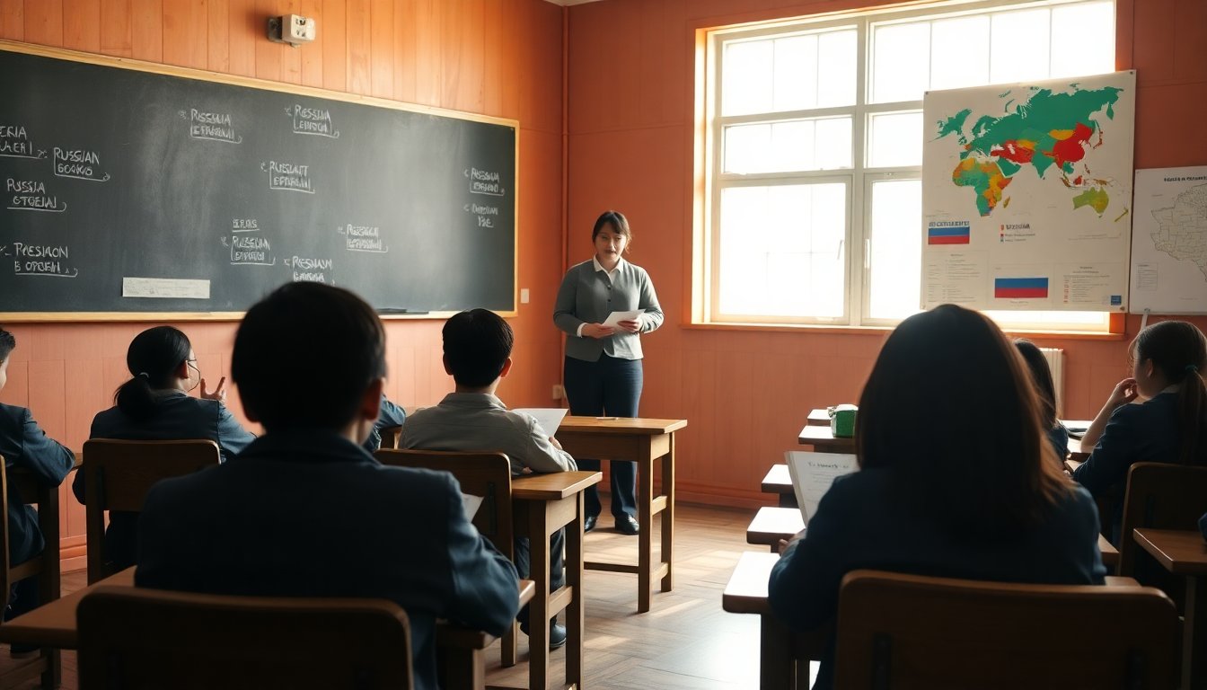 north korea mandates russian language in schools to support military alliance with russia 1764249477