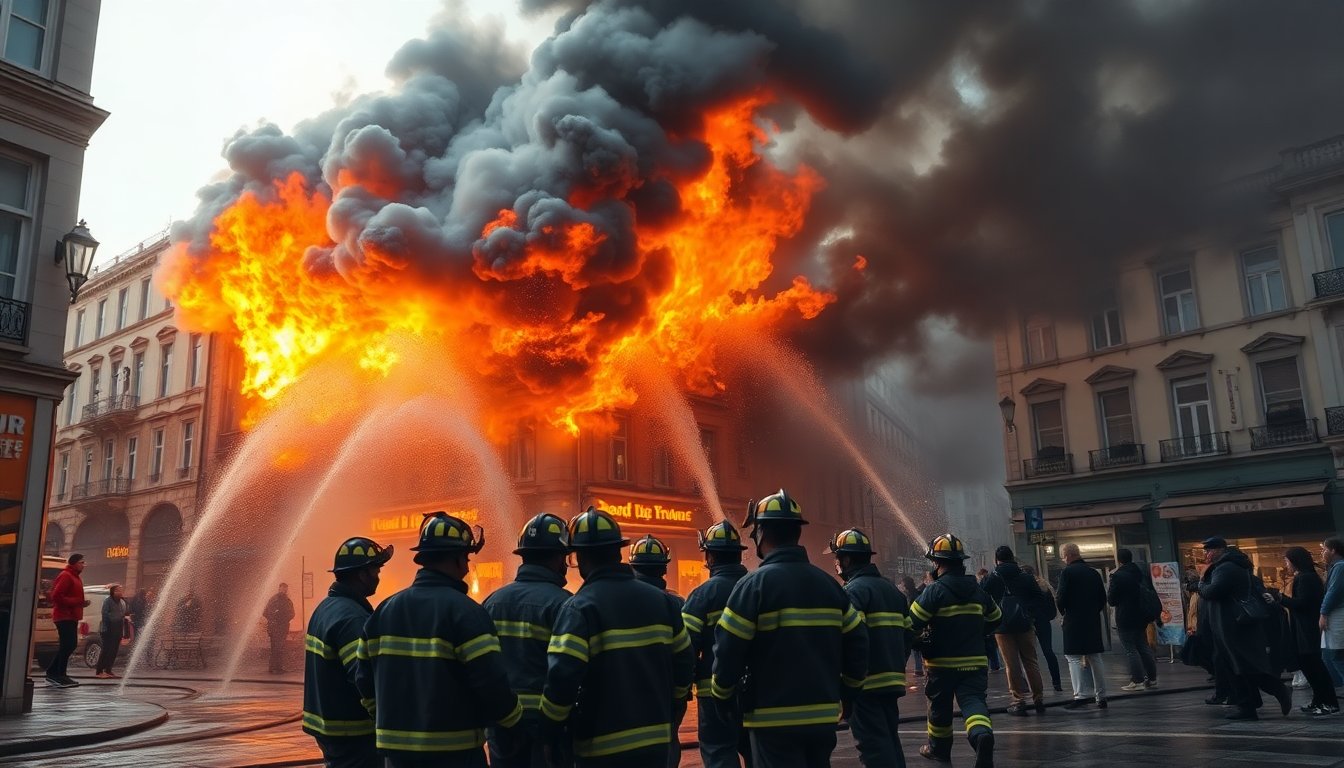 significant fire incident reported in downtown 1762065789