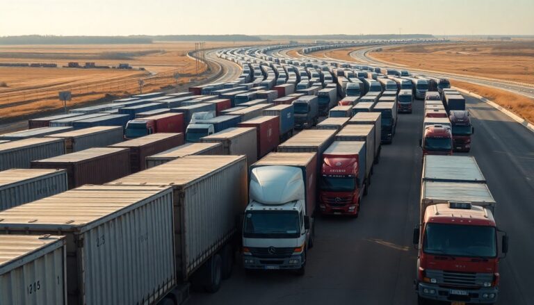 trade disruption ongoing truck backup at the russia kazakhstan border 1762548923