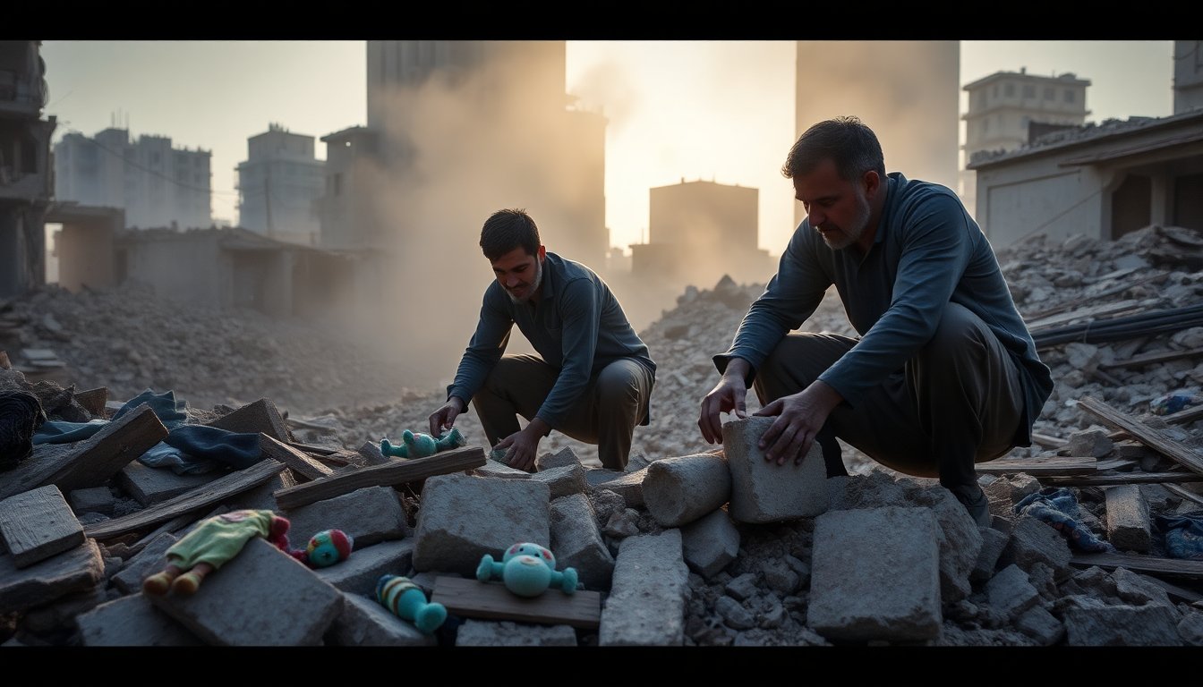 urgent search for missing children amidst gazas rubble 1763121932