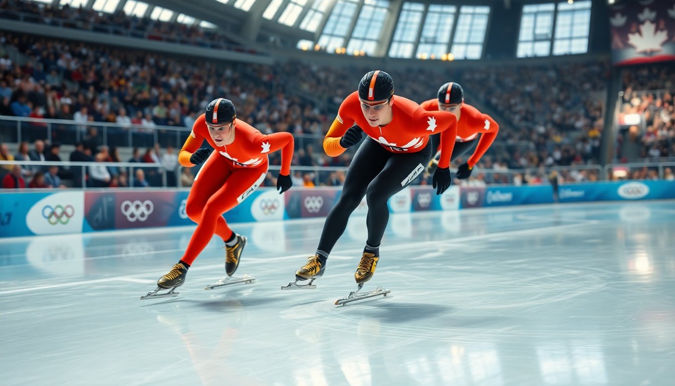 canadas speed skating team captures gold and bronze at world cup 1765747744