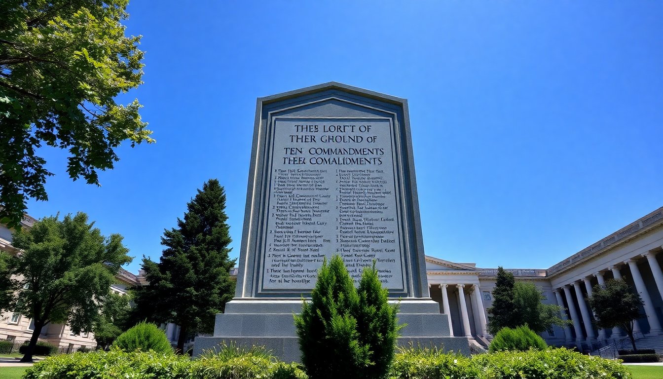 kentuckys ten commandments monument restored after 40 year absence 1766104248