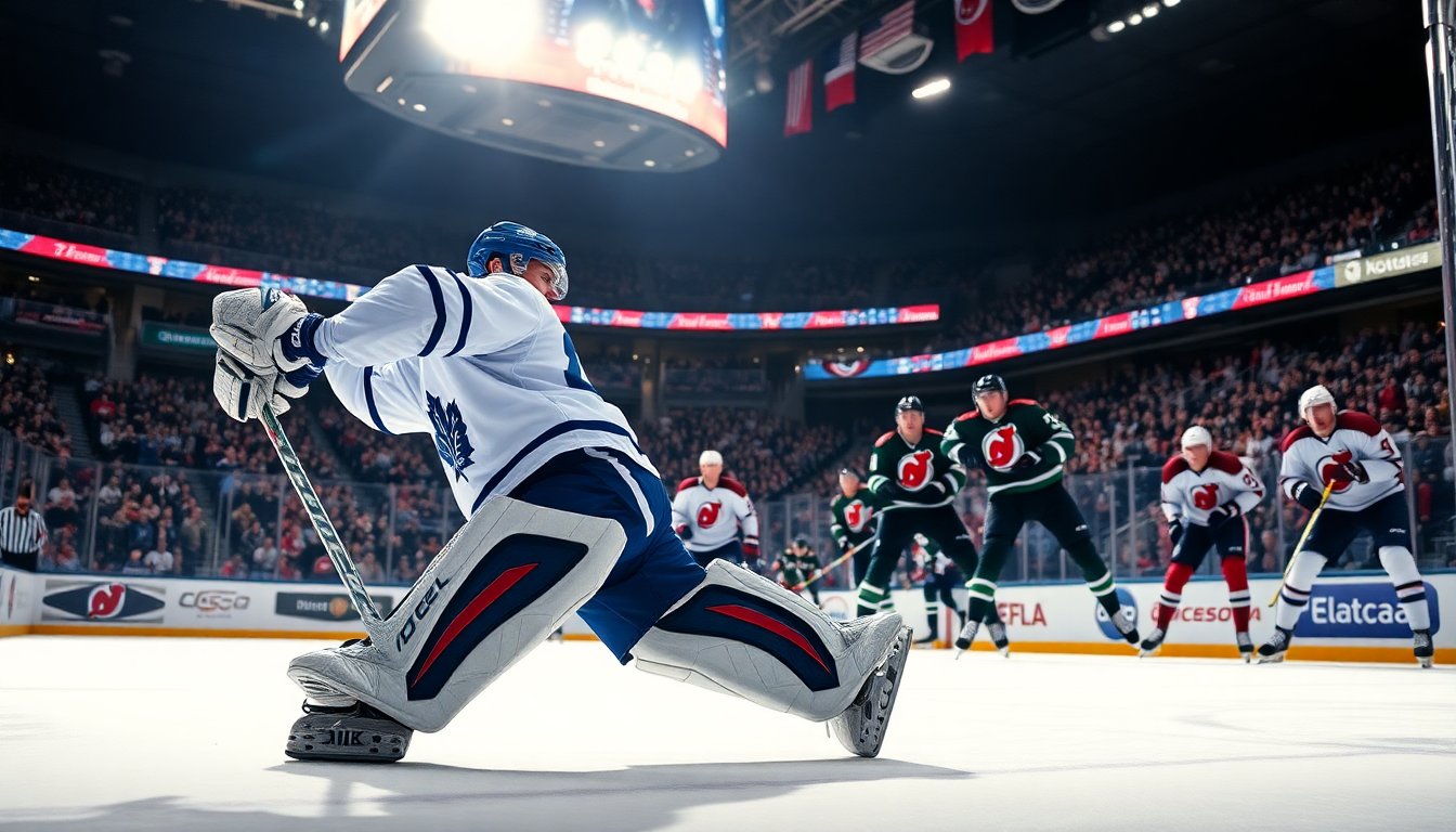 maple leafs triumph as woll shines in win over devils 1767177288