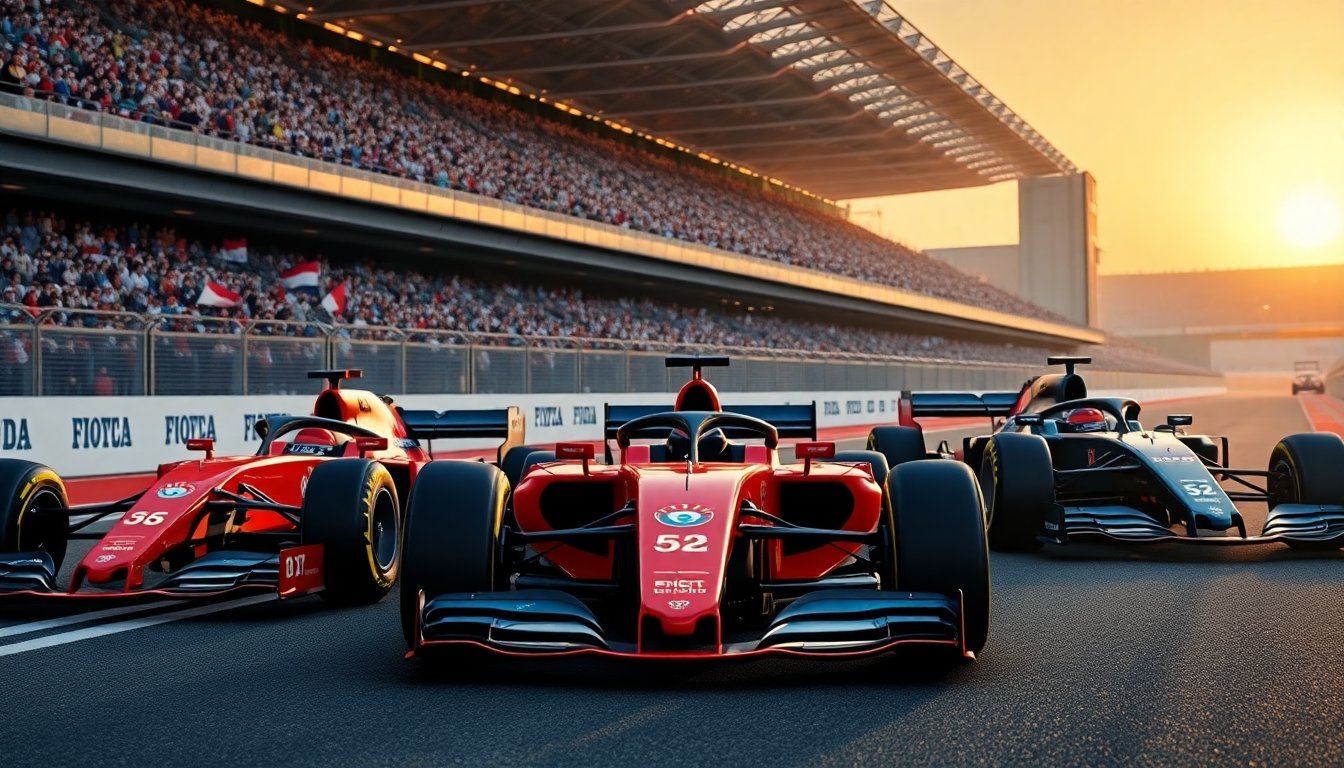 “Thrilling Finale: Three Drivers Compete for the Formula One Championship Title”