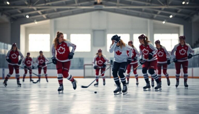 canadas womens hockey team prepares for olympic glory 1767955143