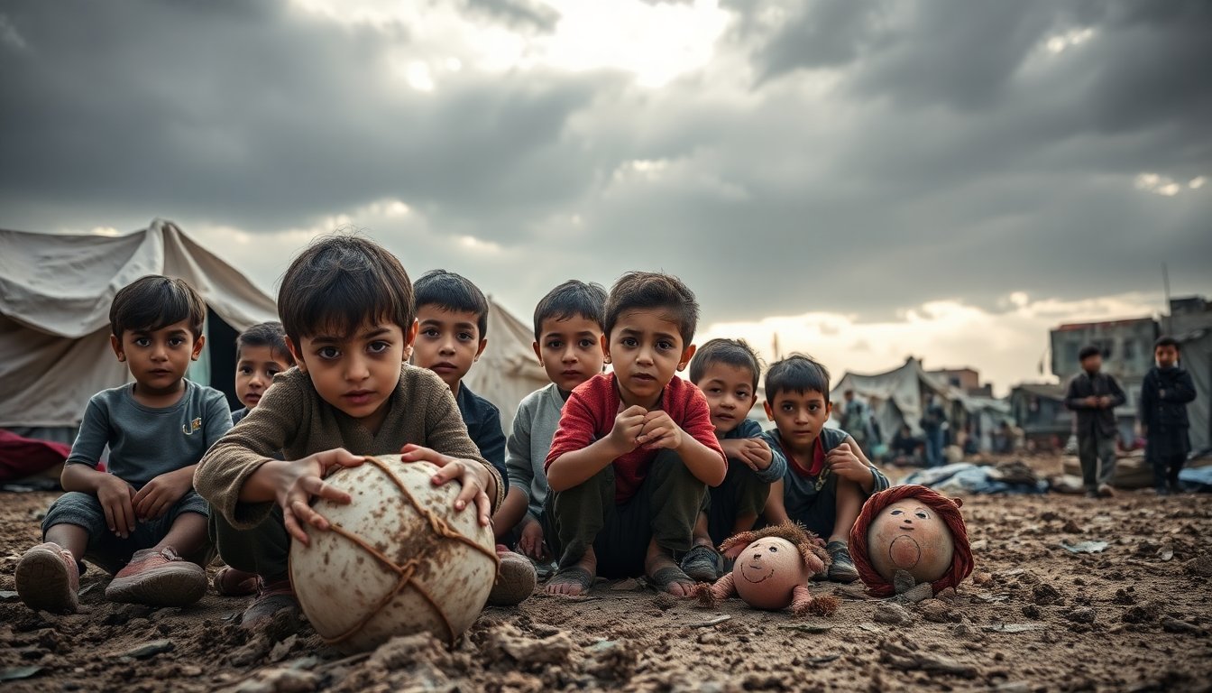 exploring the challenges faced by gazas orphaned children insights from hamza al rubaies journey 1769530657