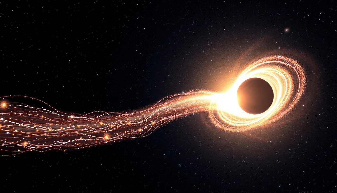 discovering the source of a supermassive black holes jet stream 1769942896