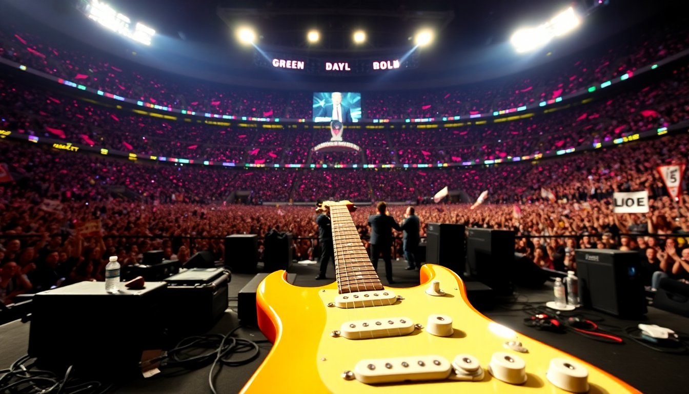 green day tackles political issues in super bowl performance 1770480890